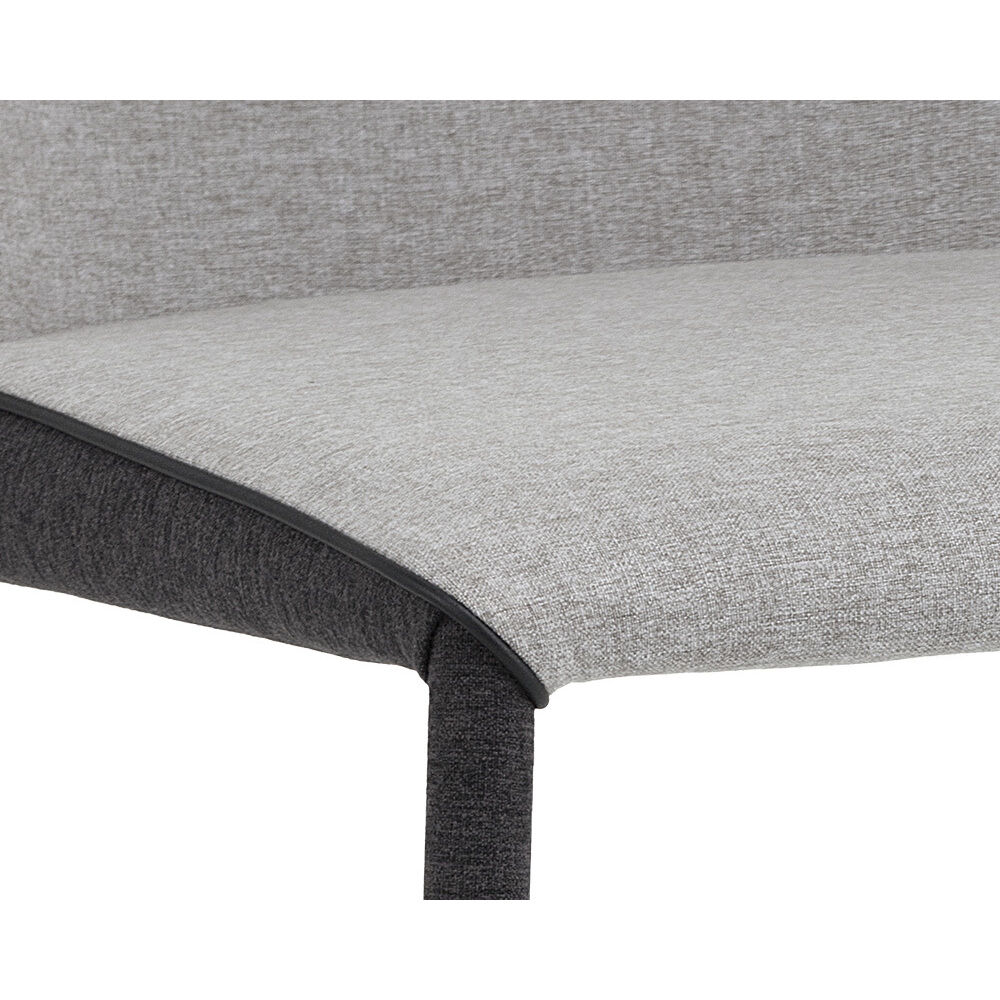 Renee Armour Grey / Dark Slate Dining Chair, Set Of 2